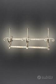 Attaccapanni in ferro battuto vintage