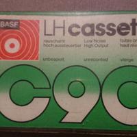 Audiocassetta Basf LH C90 tipo I  usata vintage