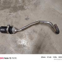 linea scarico pit bike 