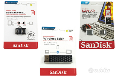 Sandisk Wireless Stick, Ultra Fit e Ultra Dual