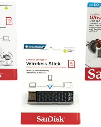 Sandisk Wireless Stick, Ultra Fit e Ultra Dual