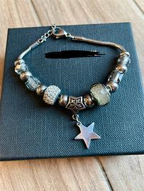 Braccialetto brillante stellina con charm