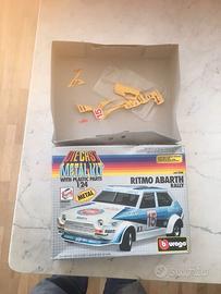 Modellino Ritmo Abarth Rally anni 80 Burago