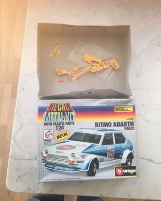 Modellino Ritmo Abarth Rally anni 80 Burago