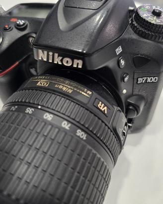 NIKON 7100 + OBIETTIVO ORIGINALE AF-S DX 18-10