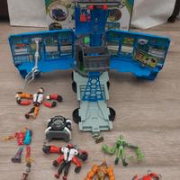 BEN 10: camper+personaggi+orologio omnitrix deluxe