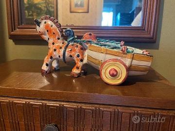 Oggetto vintage in ceramica artigianale italiana