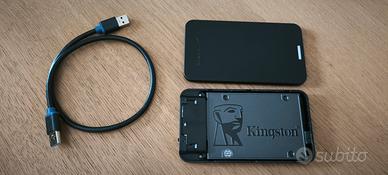 SSD 500gb + lettore usb