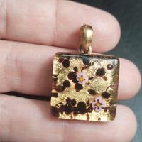 ciondolo in vetro di murano