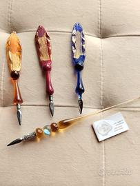 Pennini in vetro di murano 