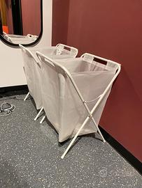 Portabiancheria pieghevole IKEA JÄLL – come nuovo!