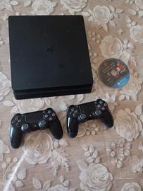 PlayStation 4 con 2 joystick e gioco