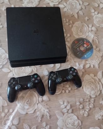 PlayStation 4 con 2 joystick e gioco