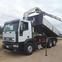 Iveco eurotech 260e31 ribaltabile con gru