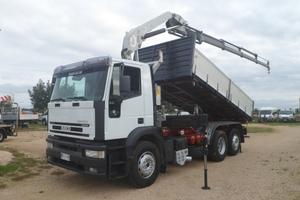 Iveco eurotech 260e31 ribaltabile con gru