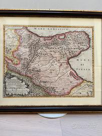 Quadro d’Epoca - Mappa di Capitanata 1714