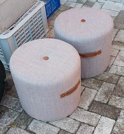 POUF SGABELLI IN STOFFA 