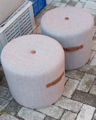 POUF SGABELLI IN STOFFA 