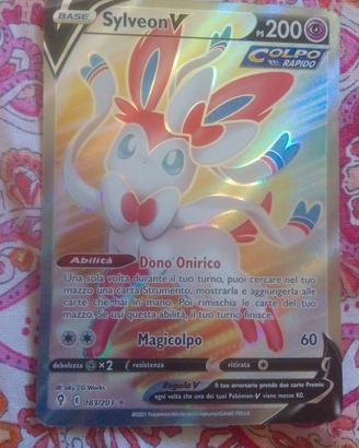 Carta "Sylveon"V pokemon