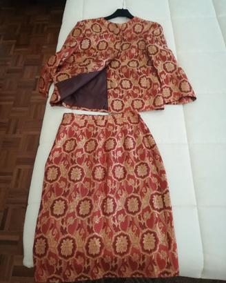 Completo sartoriale donna anni 60.