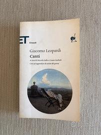 Canti di Giacomo Leopardi