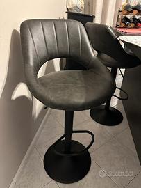 Coppia Sgabelli ecopelle Maison Du Monde