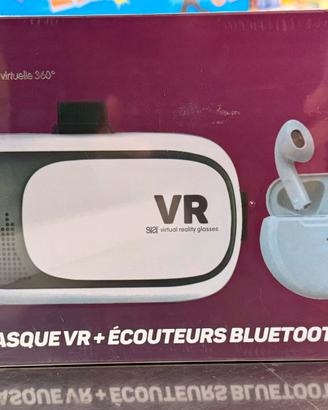 CASCO VR 360° + CUFFIE BLUETOOTH