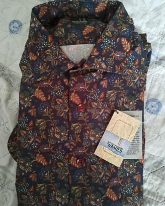 Camicia uomo Ferrara Slim Foto Collo 38
