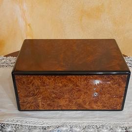 Umidificatore per sigari in radica di tuya