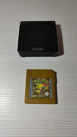 game boy Advance sp con Pokémon oro