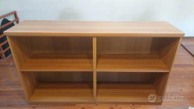 Coppia di libreria  bancone  portatutto