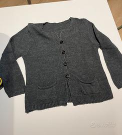 Maglione di filo S grigio