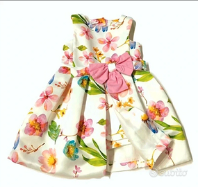 abito elegante bambina cerimonia