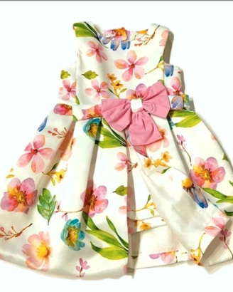 abito elegante bambina cerimonia