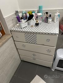 Cassettiera da bagno