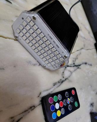 Faretto LED Strobo RGB 48 LED - Effetti Luci per F