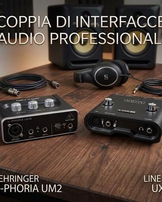 Schede audio - Behringer U-Phoria UM2 & Line6 UX1