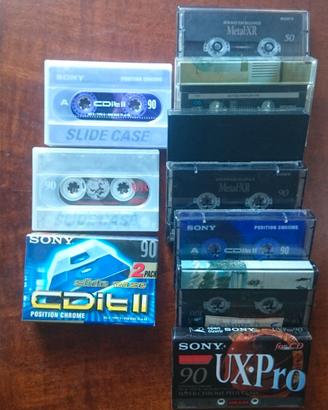 11 Cassette audio SONY, MAXWELL, PHILIPS niove