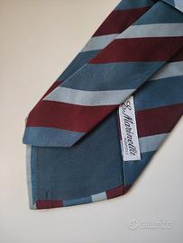 Cravatta Marinella in seta regimental