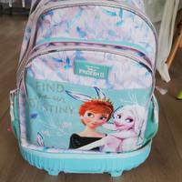 Cartella zaino trolley frozen