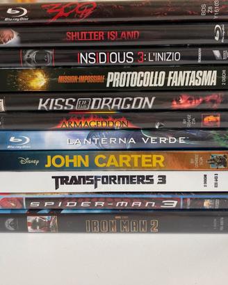Lotto 11 Blu-Ray Azione - Armageddon, 300 e altri