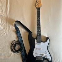 Chitarra elettrica eko s300 + cavo + tracolla