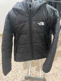 Piumino the north face bambino nero con cappuccio,