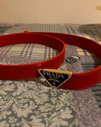 Cintura logo prada