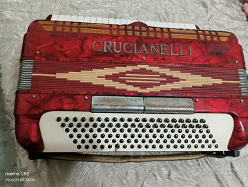 Fisarmonica vintage Crucianelli – anni ’60, buone