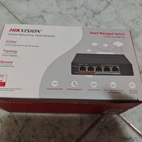 Hikvision Smart Managed Switch PoE 4 Porte  