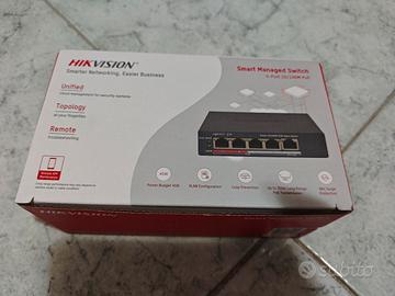 Hikvision Smart Managed Switch PoE 4 Porte  