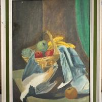 Dipinto ad olio vintage Natura Morta