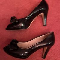 Scarpe décolleté nere con tacco Fragiacomo