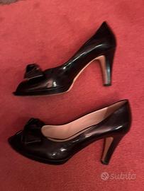 Scarpe décolleté nere con tacco Fragiacomo